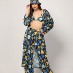 Дамско плажно кимоно -Vanitta Amazon frog