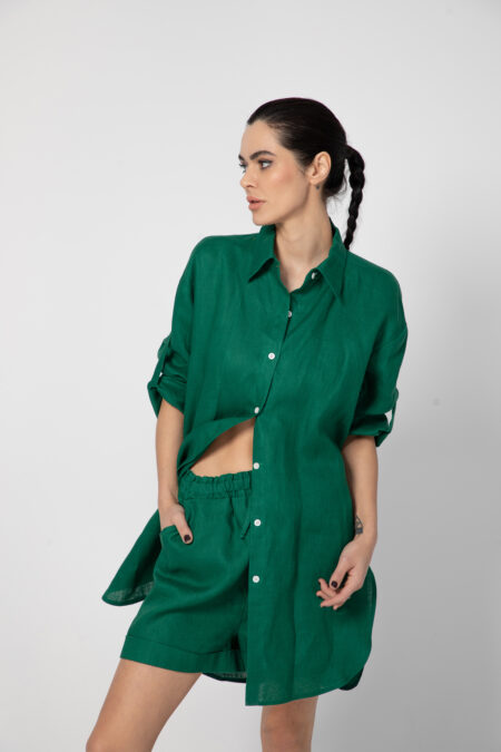 Дамски ленен сет - 3252