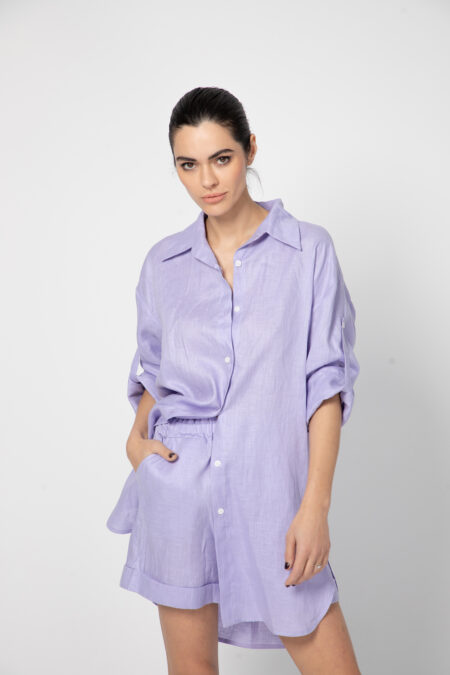 Дамски ленен сет - 3251